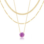 14K Gold Layered Necklace Set