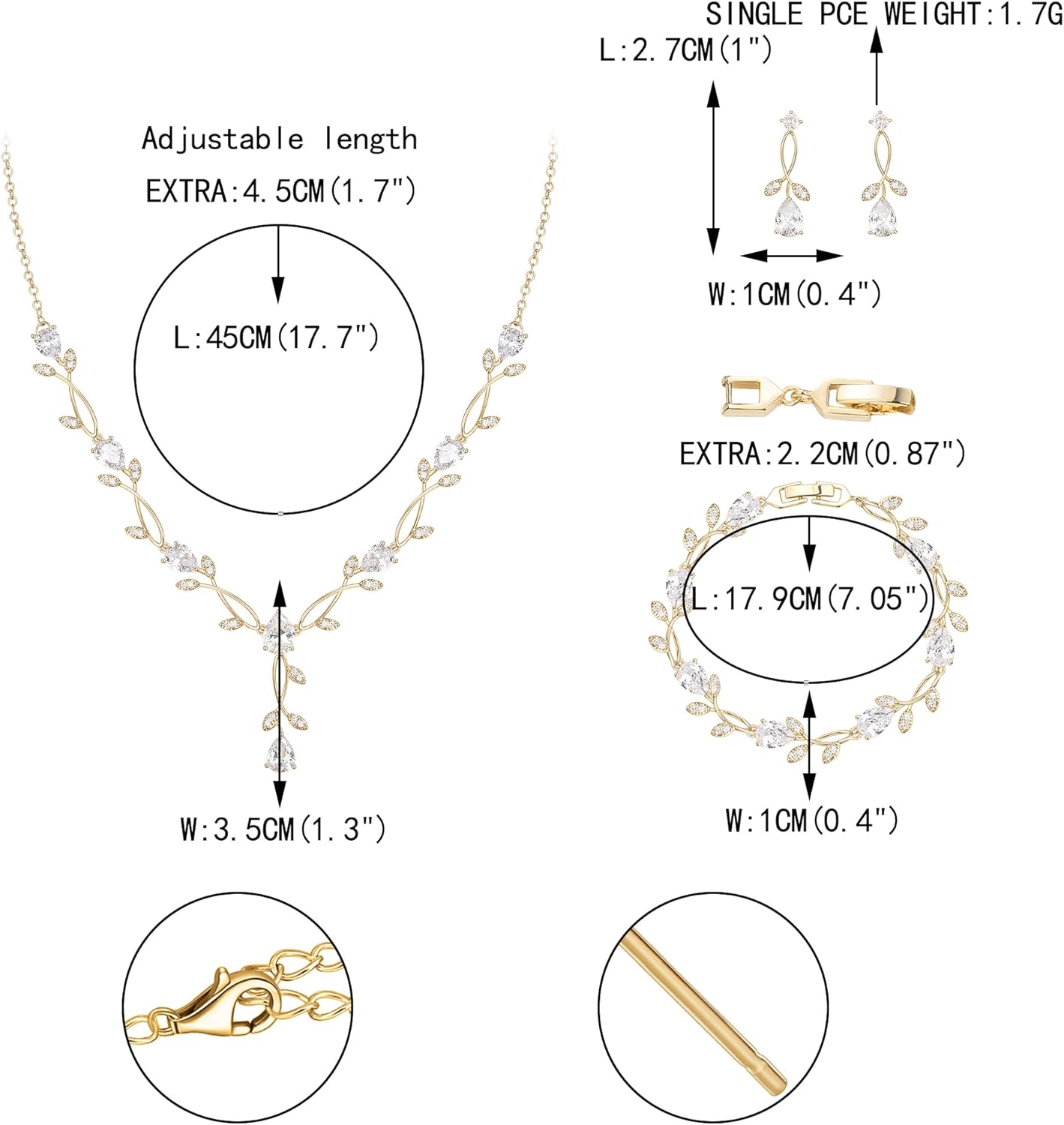 2-Piece White Pearl CZ Jewelry Set