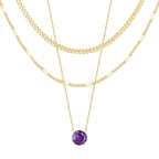 14K Gold Layered Necklace Set