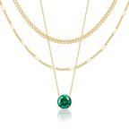 14K Gold Layered Necklace Set
