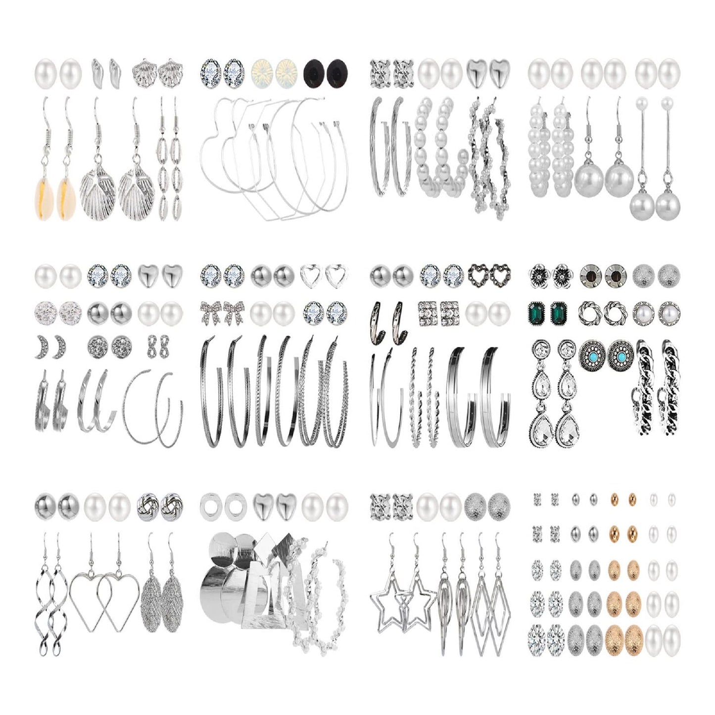69-Piece Gold-Plated Jewelry Set