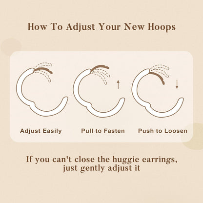 Turandoss Gold Hoop Earrings for Women, 14K Gold Plated Huggie Hoop Earrings Set Dainty CZ Earring Stacks for Multiple Piercing Jewelry