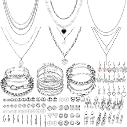69-Piece Gold-Plated Jewelry Set