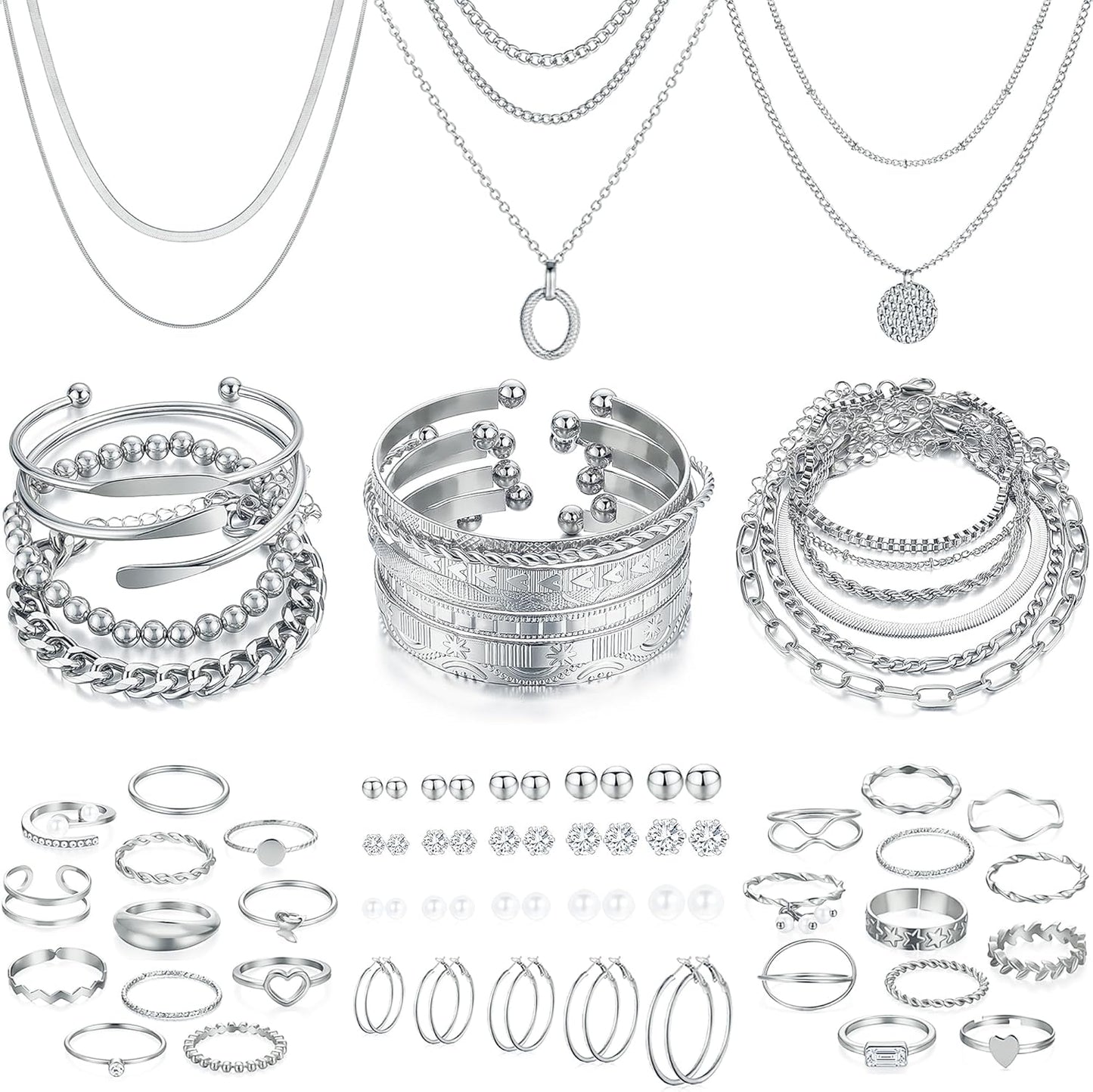 68-Piece Gold Jewelry Set