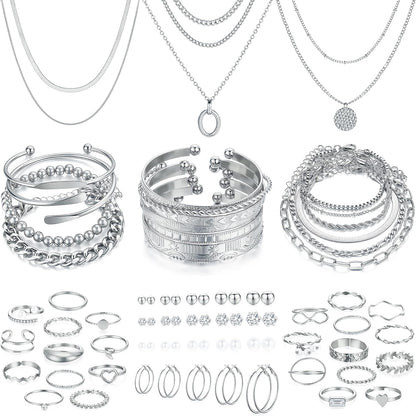 68-Piece Gold Jewelry Set