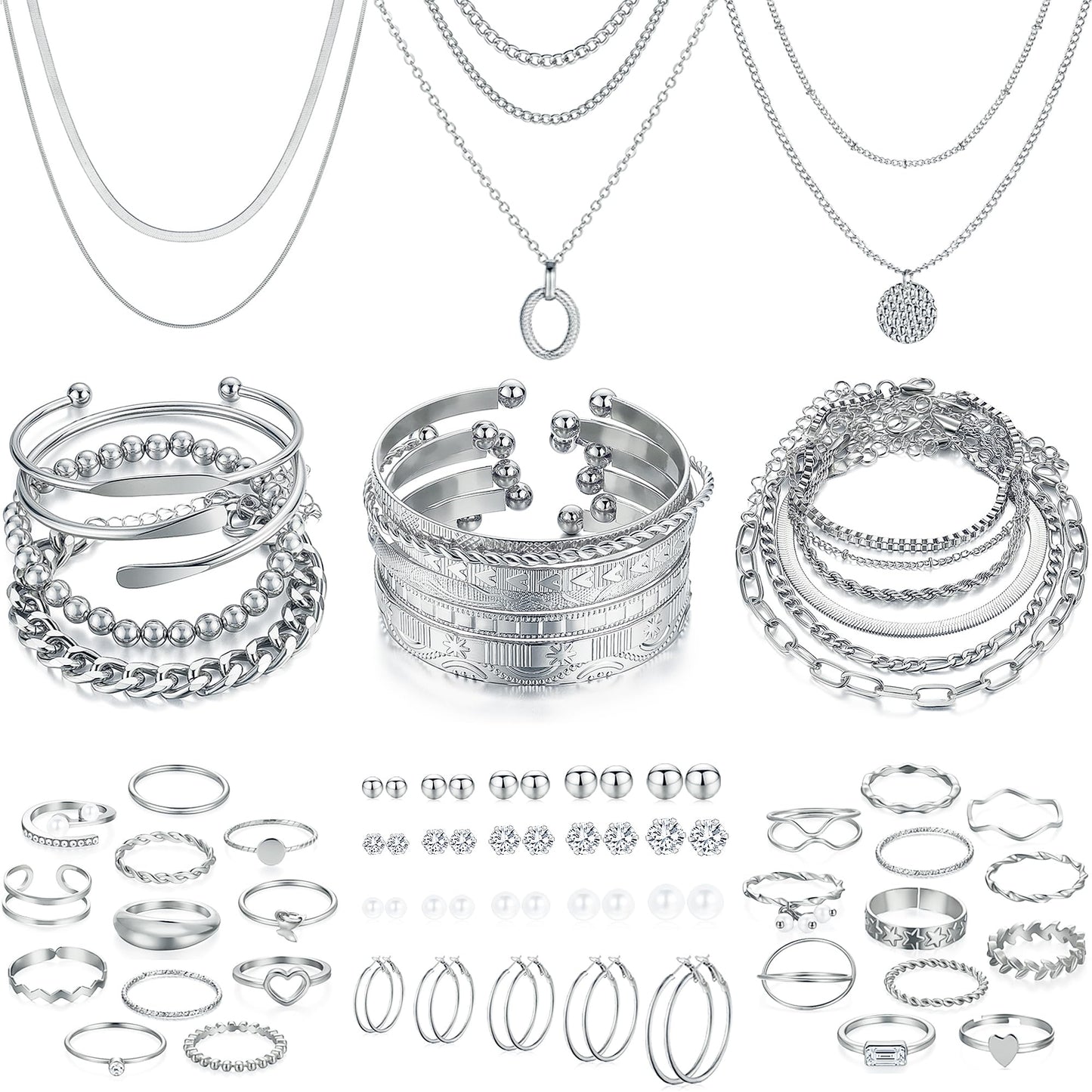 68-Piece Gold Jewelry Set