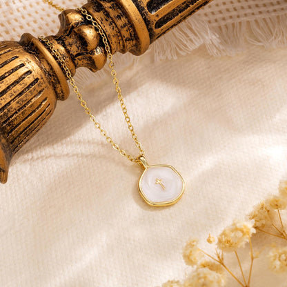 14K Gold Plated Cross Pendant Necklace