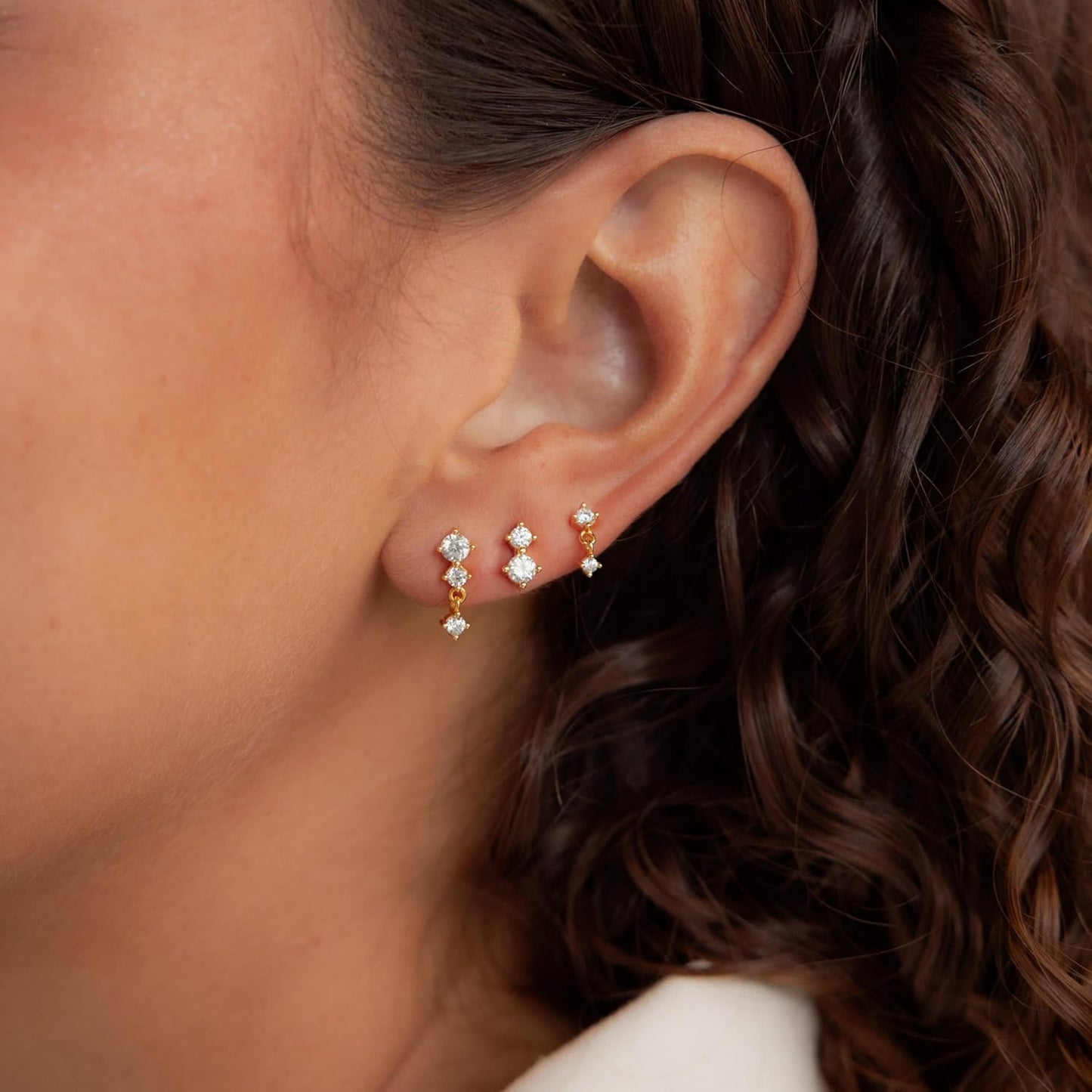 Gold-Tone Hoop Earrings