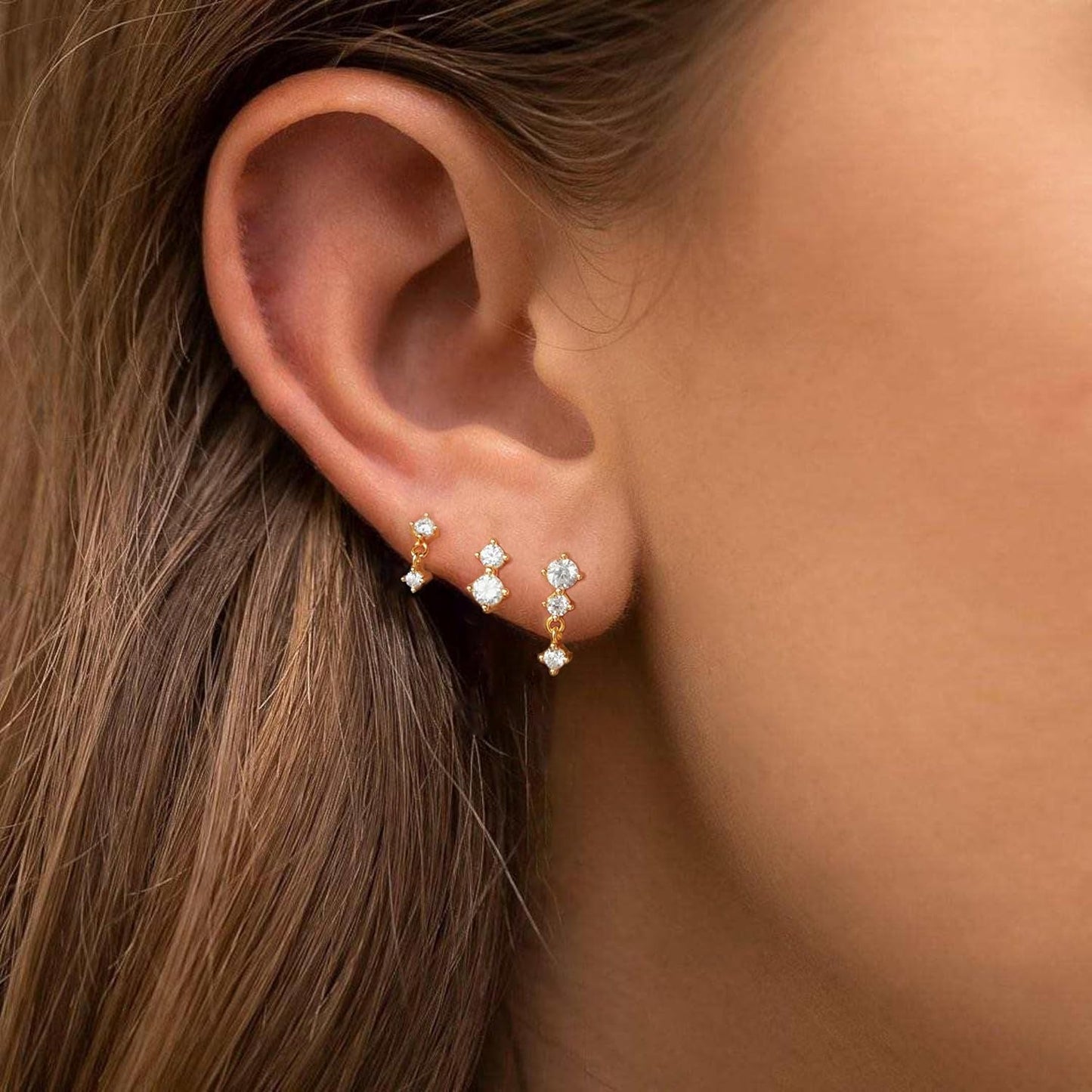 Gold-Tone Hoop Earrings