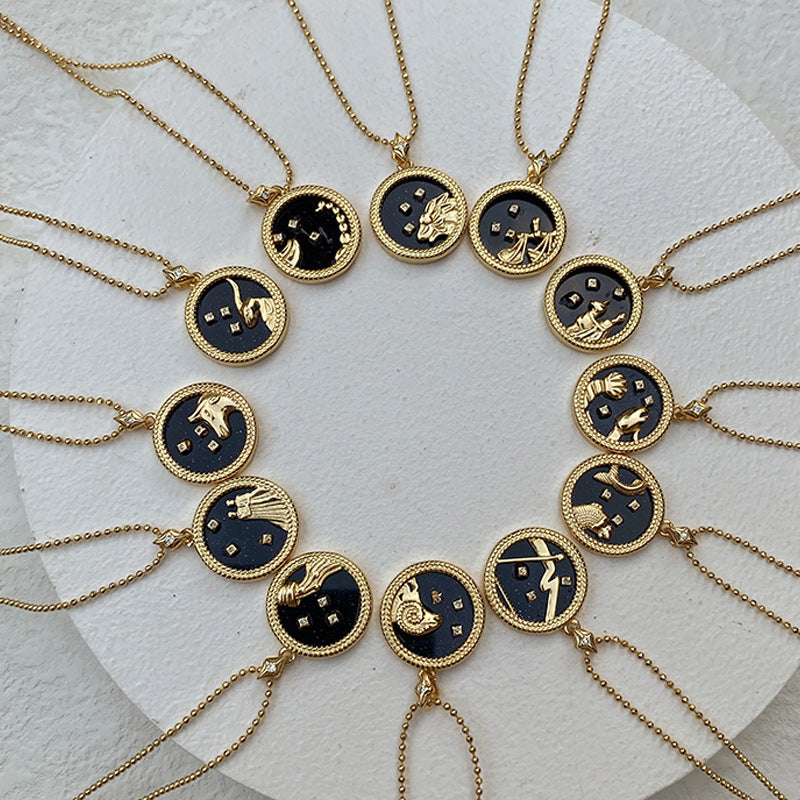 Gold Plated Constellation Shell Necklace