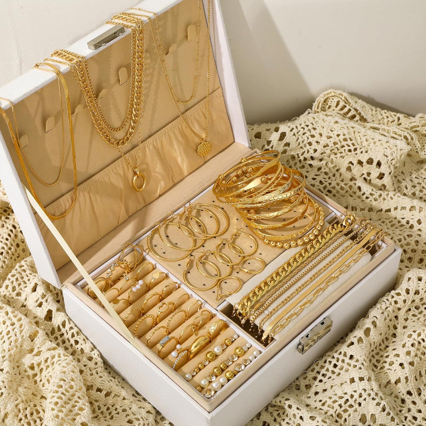 68-Piece Gold Jewelry Set