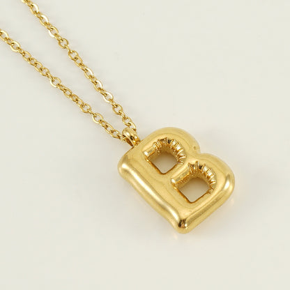 Hip Hop Letter Pendant Necklace