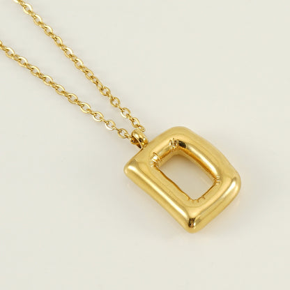 Hip Hop Letter Pendant Necklace