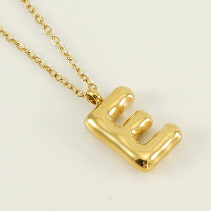 Hip Hop Letter Pendant Necklace