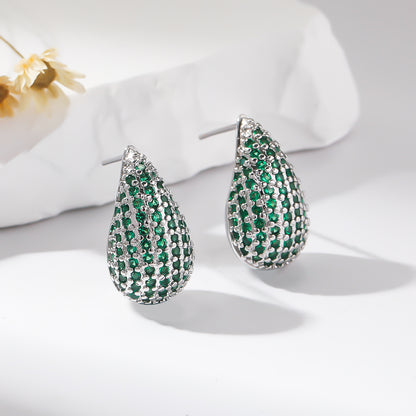 Colorful Gemstone Drop Earrings