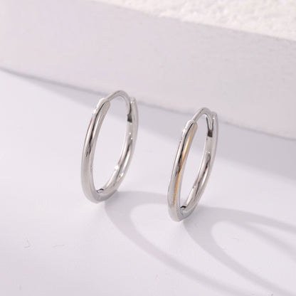 3-Pair 925 Silver Post Earrings Set