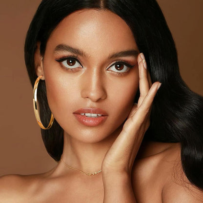 925 Silver Pin 5MM Wide Face Pop Button Earrings 30/40/50/60/70 (5 pairs)