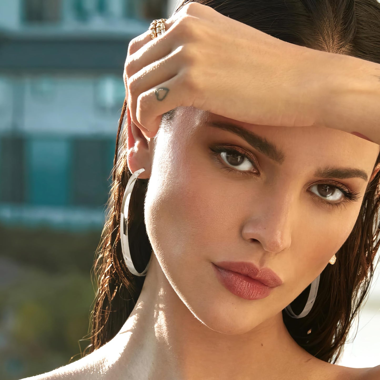 925 Silver Needles 5MM Wide Pop Button Earrings Silver 30/40/50/60/70 (5 Pairs)