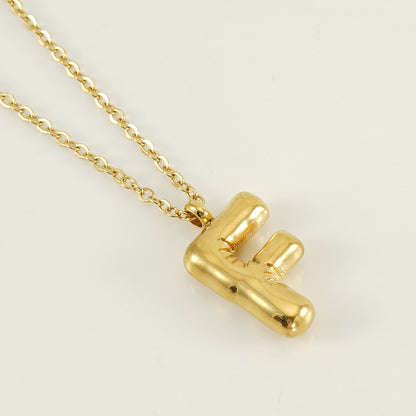 Hip Hop Letter Pendant Necklace