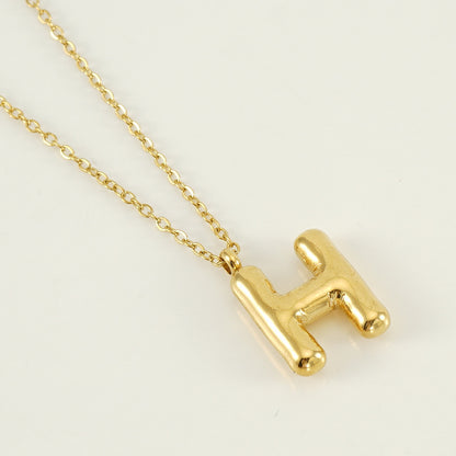 Hip Hop Letter Pendant Necklace