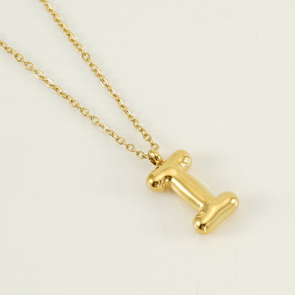 Hip Hop Letter Pendant Necklace
