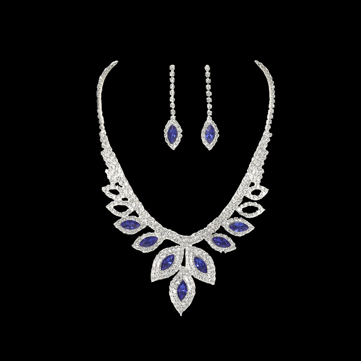 2-Piece Sapphire Jewelry Set
