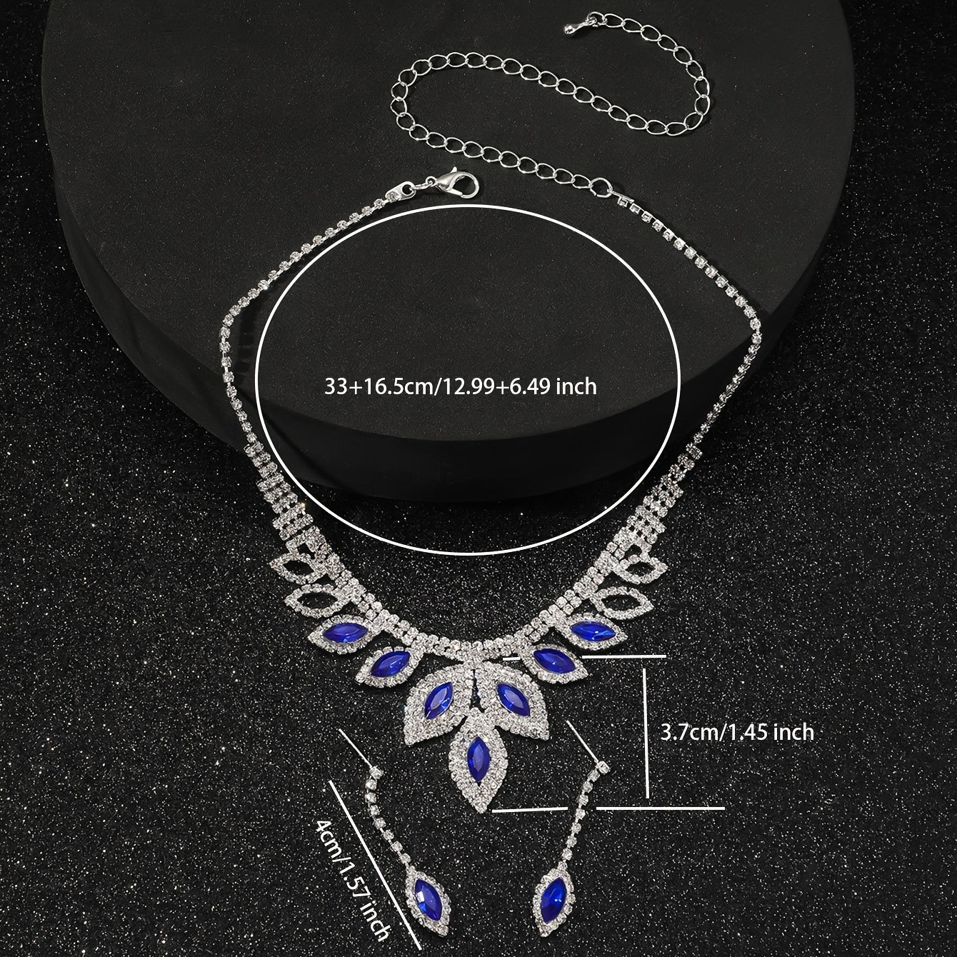 2-Piece Sapphire Jewelry Set