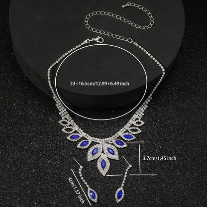 2-Piece Sapphire Jewelry Set