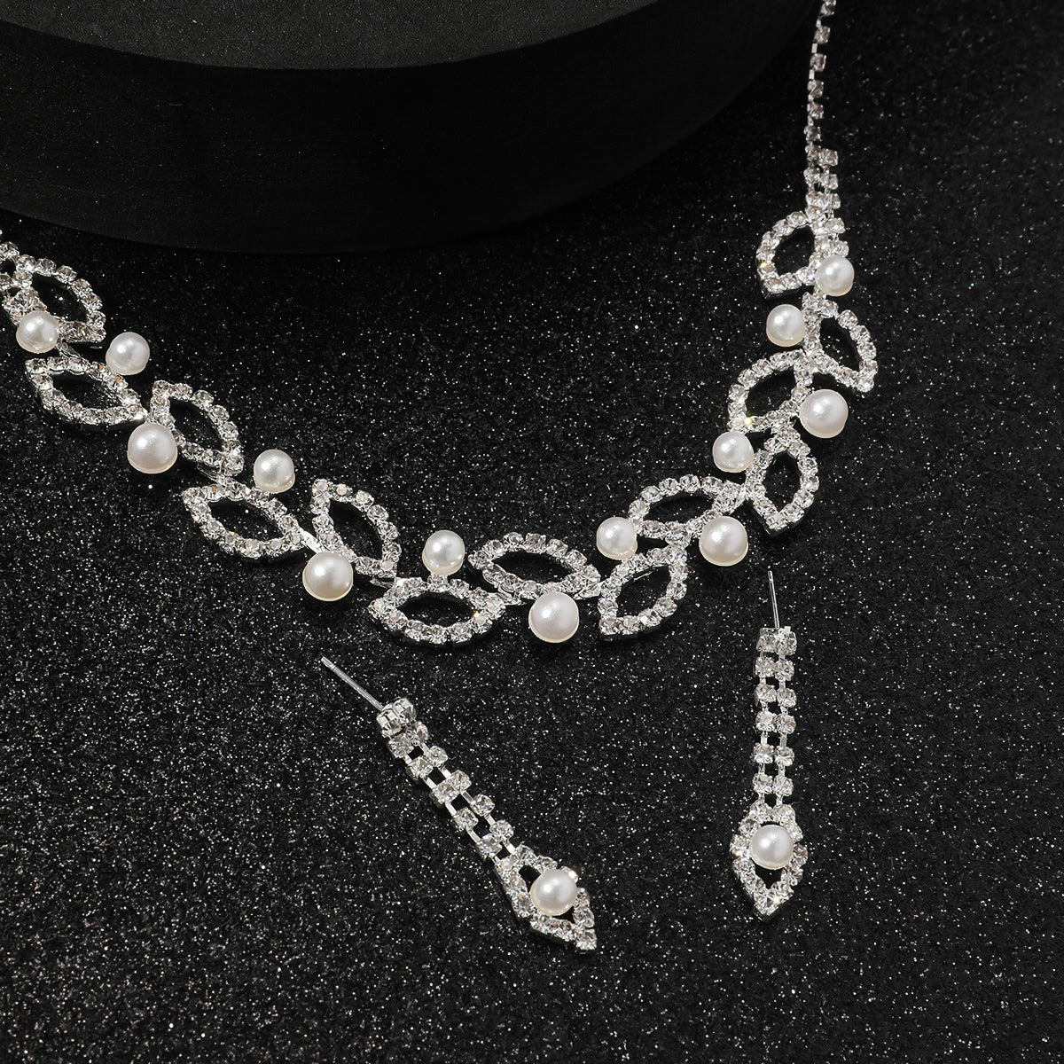2-Piece Pearl Gemstone Jewelry Set