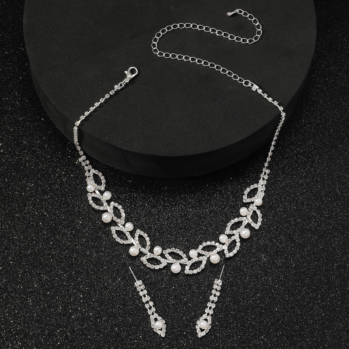 2-Piece Pearl Gemstone Jewelry Set