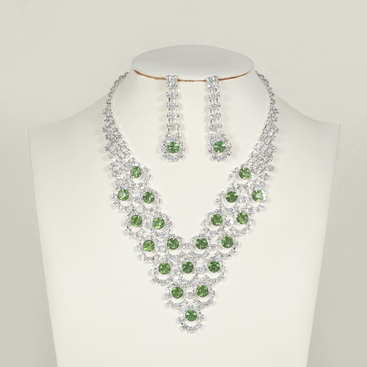 2-Piece Greenstone Jewelry Set