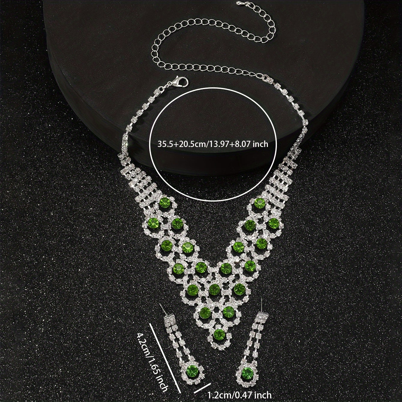 2-Piece Greenstone Jewelry Set