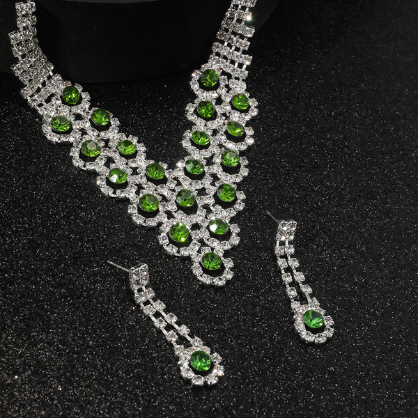 2-Piece Greenstone Jewelry Set