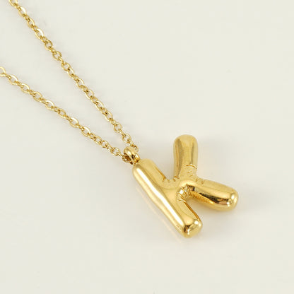 Hip Hop Letter Pendant Necklace