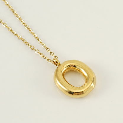 Hip Hop Letter Pendant Necklace