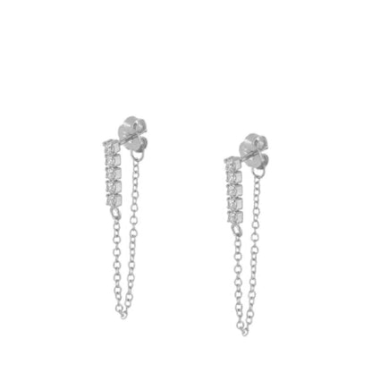 Trendy Cubic Zirconia Diamond Drop Earrings for Women – Sparkling INS Style Dangle Earrings