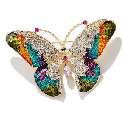 Butterfly Crystal Brooch
