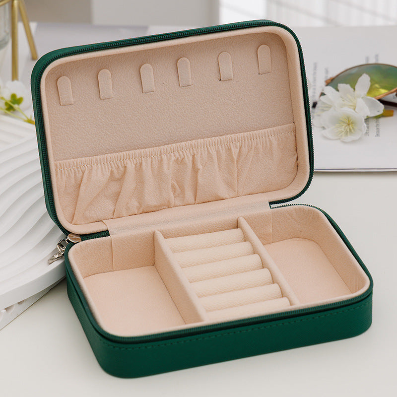 Leather Jewelry Organizer Case