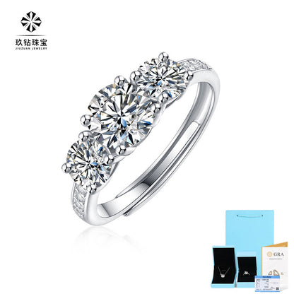 925 Silver Gold Ring
