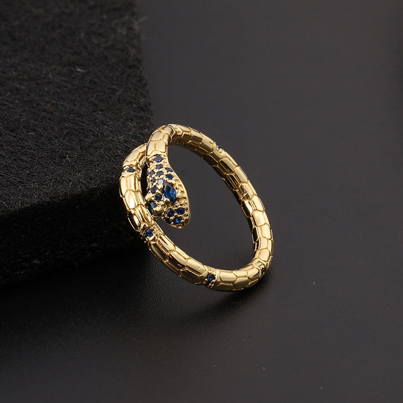 Green CZ Vintage Ring