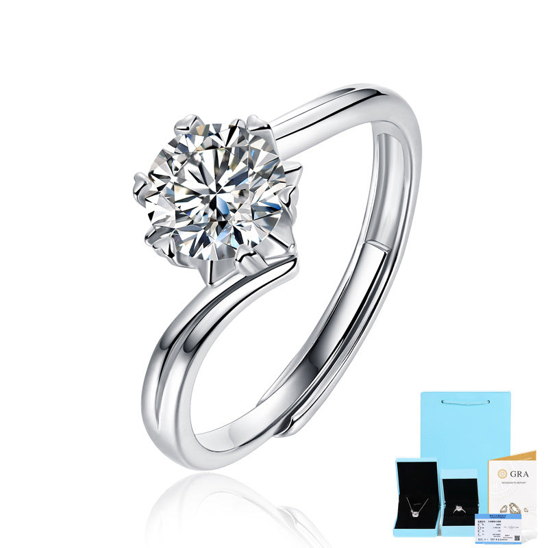 925 Silver Gold Ring