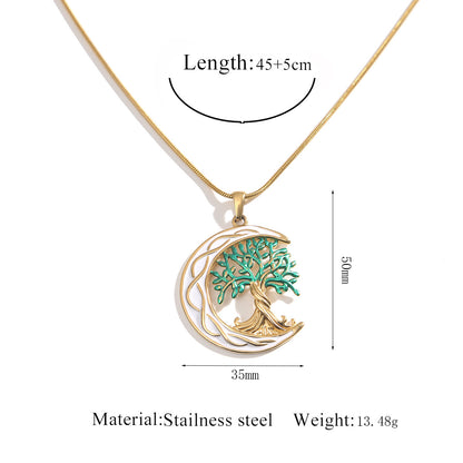 Teardrop Pendant Necklace