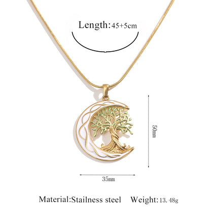 Teardrop Pendant Necklace