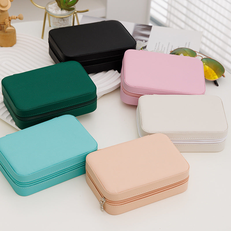 Leather Jewelry Organizer Case