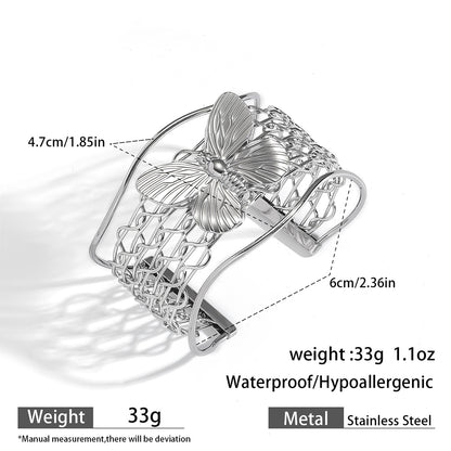 麦芽欧美不锈钢海洋风手镯海星海螺珊瑚花朵手环天然石镯子手饰品