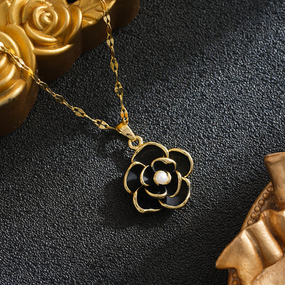 Black Pearl Necklace