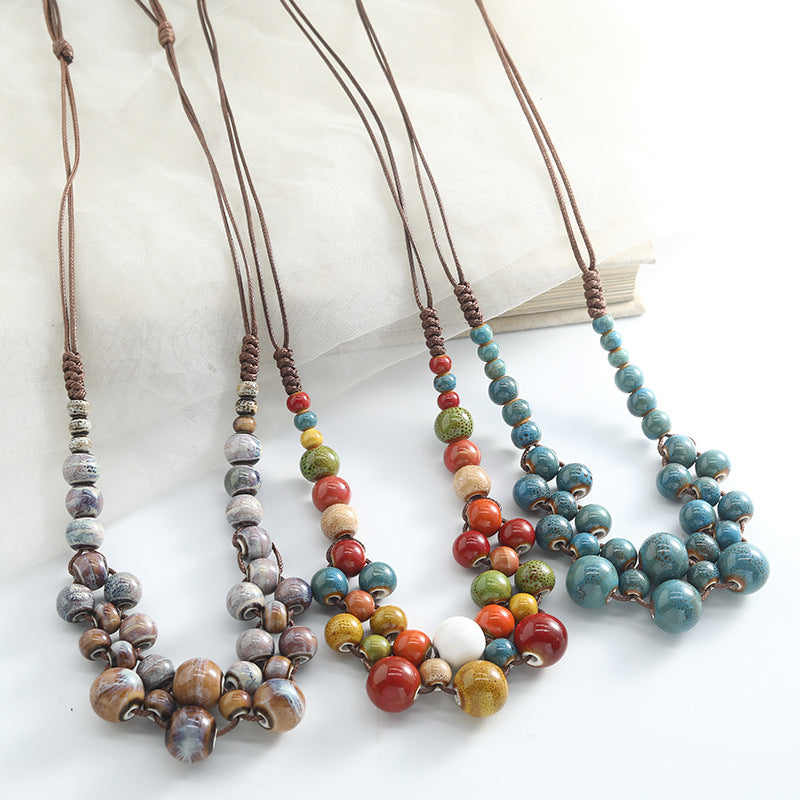 Colorful Boho Vintage Necklace