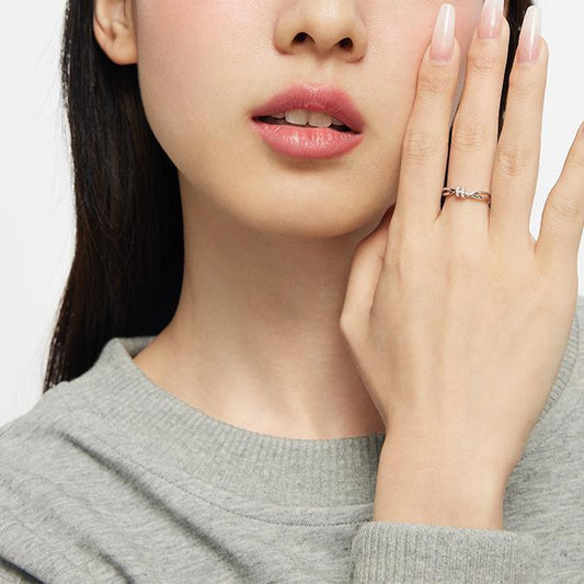 925 Sterling Silver Couple Ring