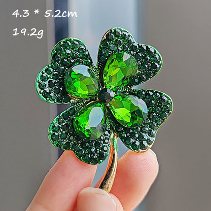 Hand-painted Enamel Sparkling Zircon Vintage Animal Brooch, Pink Flower, Creative & Fashionable Brooch