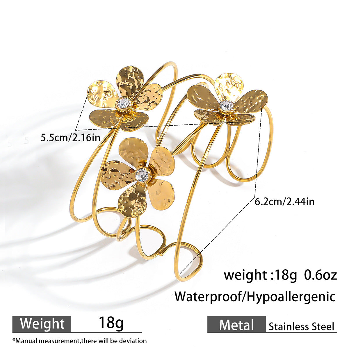 麦芽欧美不锈钢海洋风手镯海星海螺珊瑚花朵手环天然石镯子手饰品